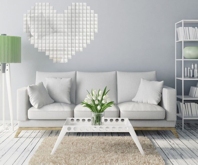 Micro Trader Self-Adhesive Real Glass Craft Mini Square Round Mirrors Mosaic Tiles 5 x 5mm - Image 5